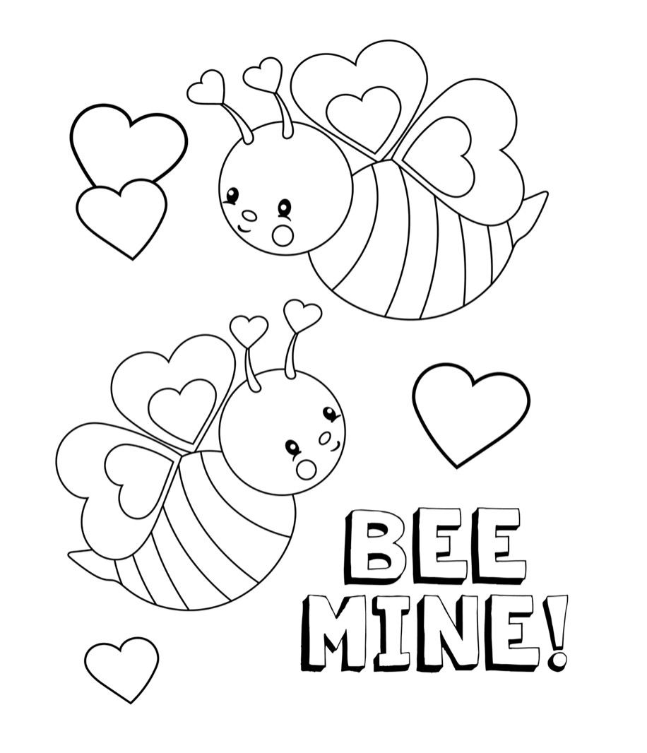 Printable Valentine Coloring Pages
 Valentine s Coloring Pages for Kids Crazy Little Projects