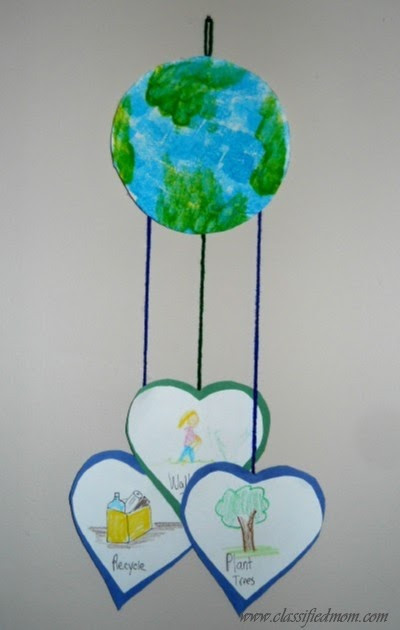 Project For Preschoolers
 Preschool Crafts for Kids Earth Day Mobile Craft