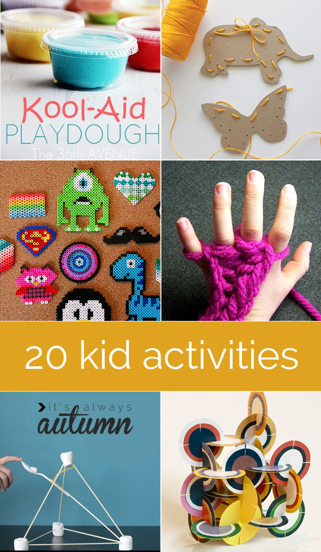 Projects For Kids
 20 best indoor kid crafts and activities