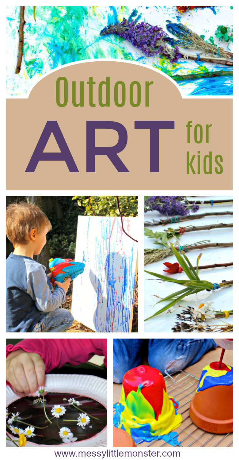 Projects For Little Kids
 Easy Outdoor Art Ideas That Kids Will Love Messy Little