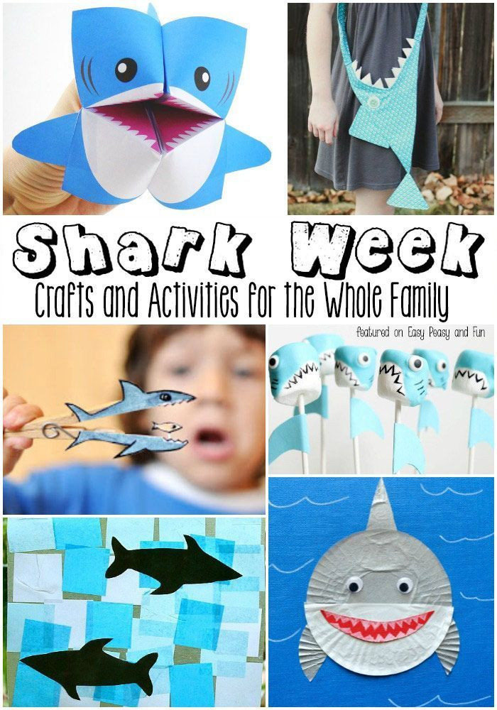 Projects For Little Kids
 25 Shark Crafts and Activities for Kids Shark Week