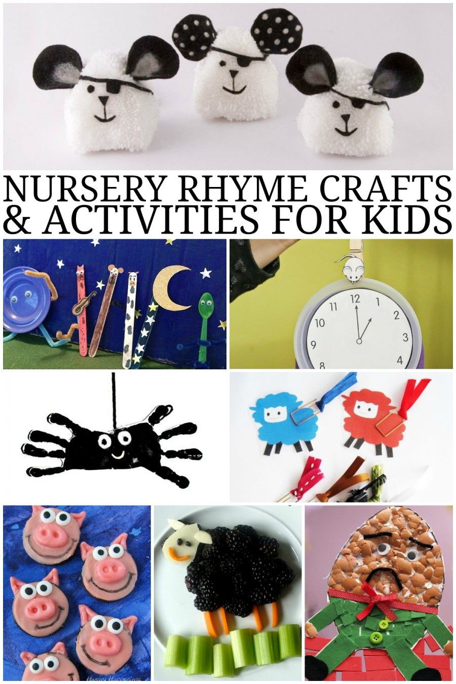 Projects For Little Kids
 Nursery Rhyme Crafts and Activities for Kids