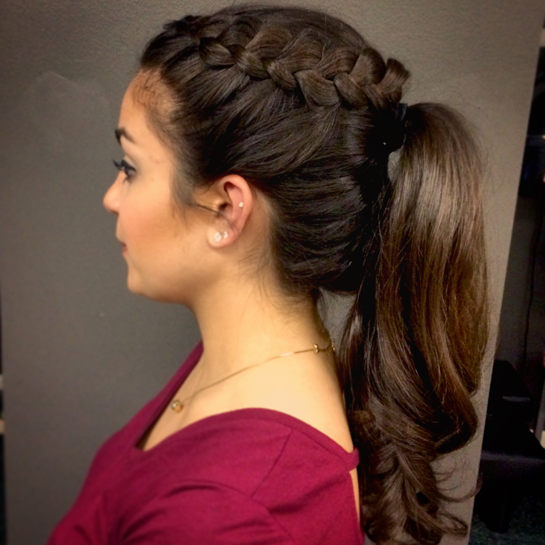 Prom Pony Hairstyles
 Beautiful Braided Ponytail Prom 2015 – Lexie Hair and Make Up