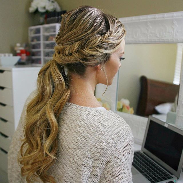 Prom Pony Hairstyles
 The 25 best Formal ponytail ideas on Pinterest
