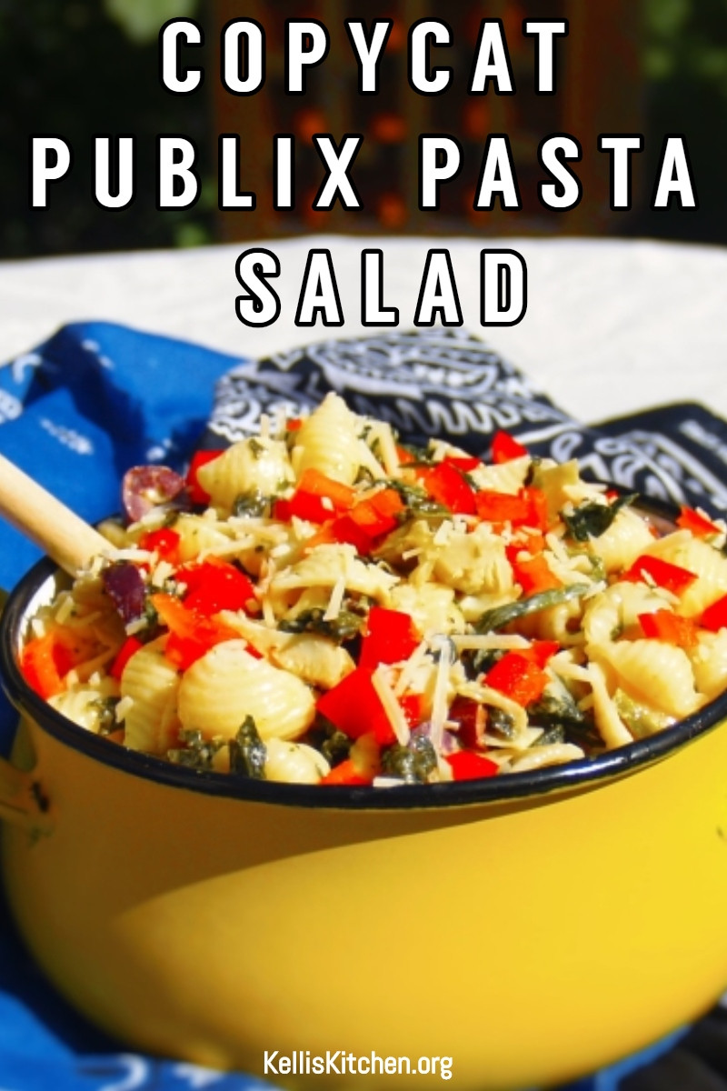 Publix Pasta Salad
 Copycat Publix Pasta Salad Kelli s Kitchen