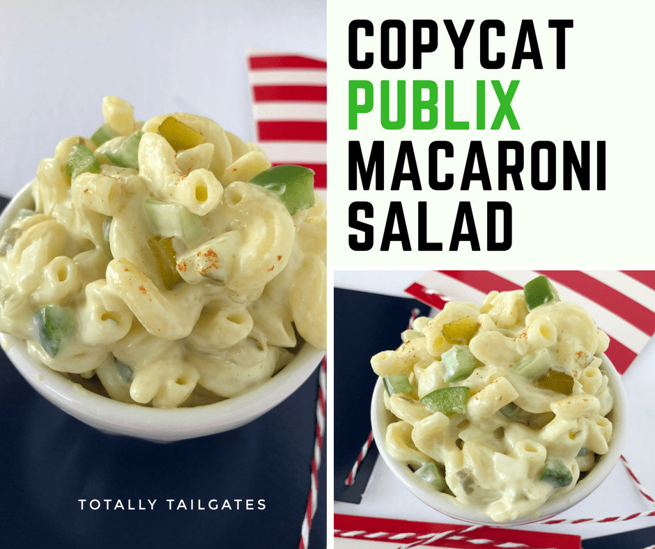 Publix Pasta Salad
 GameDay Sidedish Copycat Publix Macaroni Salad