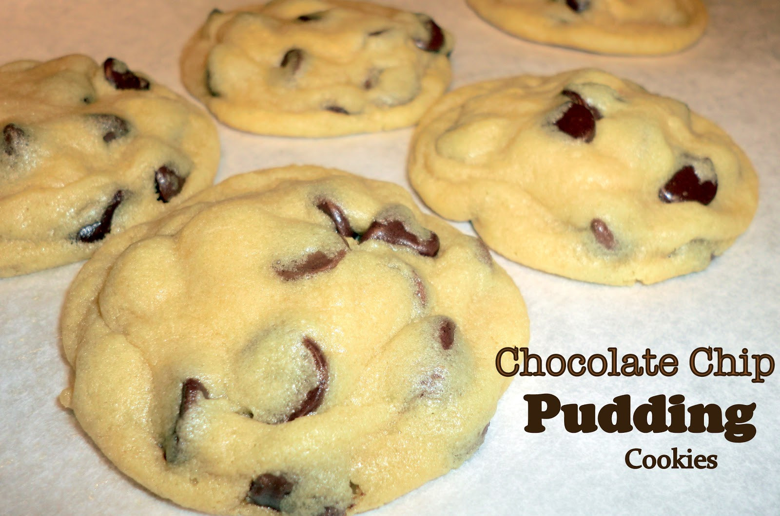 Pudding Chocolate Chip Cookies
 The Cookie Jar Chocolate Chip Pudding Cookies