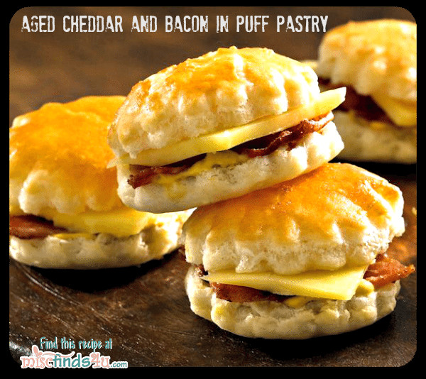 Puffed Pastry Appetizers Recipes
 Easy Appetizer Recipes Cheddar and Bacon in Puff Pastry