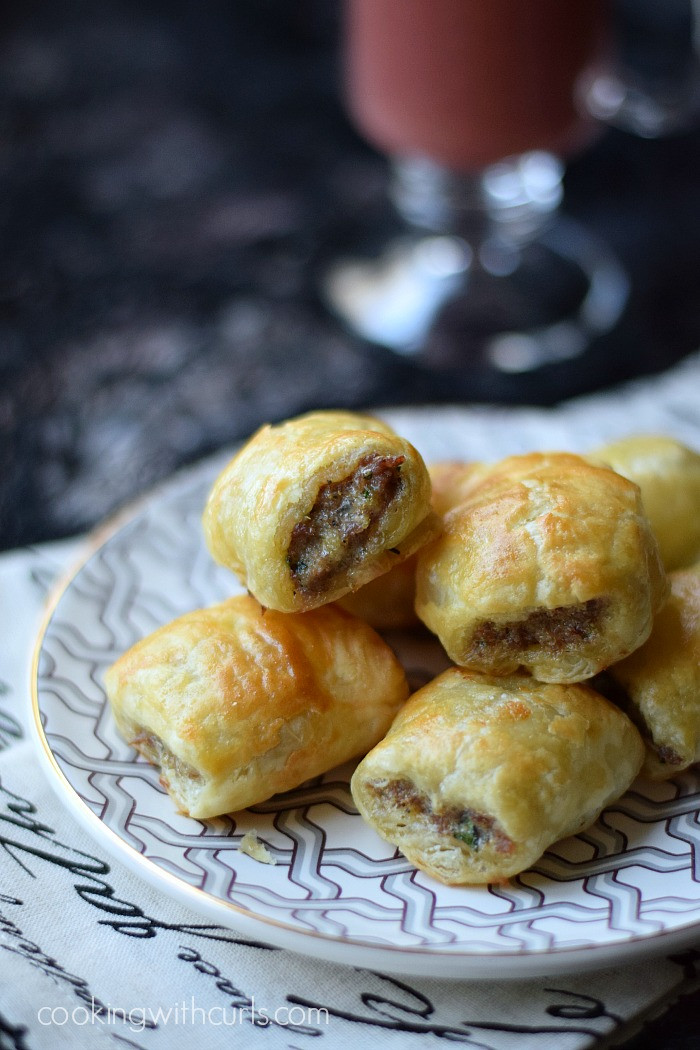 Puffed Pastry Appetizers Recipes
 Puff Pastry Sausage Rolls Cooking With Curls