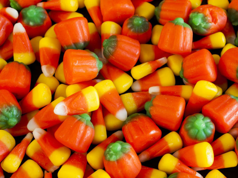 Pumpkin Candy Corn
 Halloween can s worth stealing from your kids Unsung
