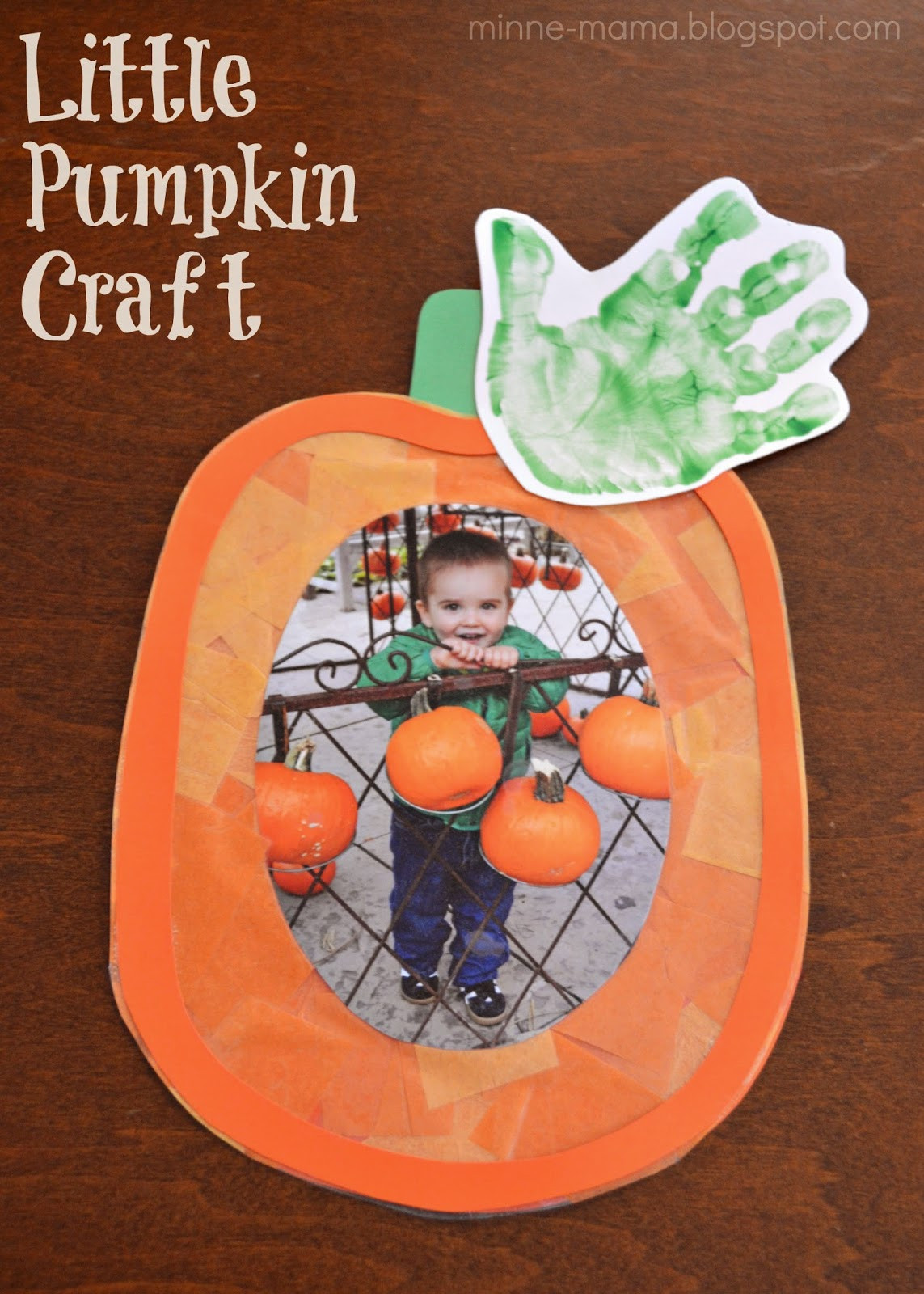 Pumpkin Craft Ideas Preschoolers
 Minne Mama Little Pumpkin Craft