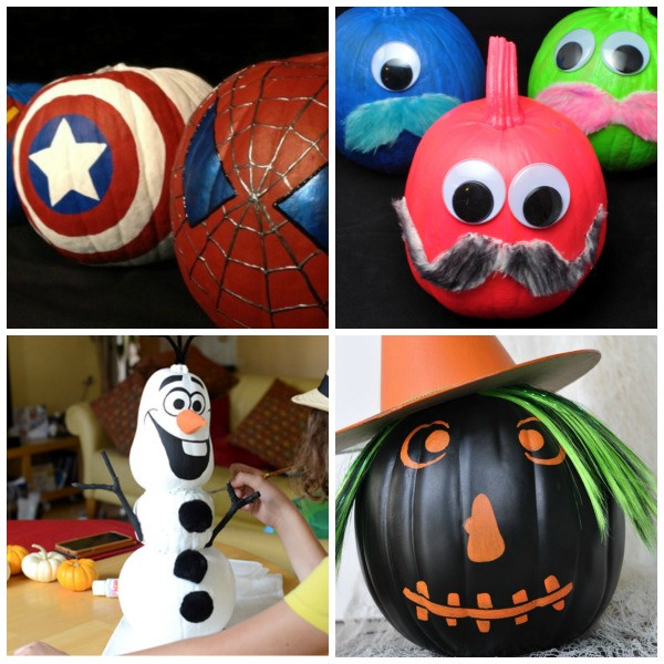 Pumpkin Decorating Ideas For Kids
 No Carve Pumpkins