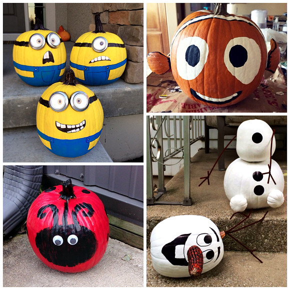 Pumpkin Decorating Ideas For Kids
 Clever No Carve Painted Pumpkin Ideas for Kids Crafty
