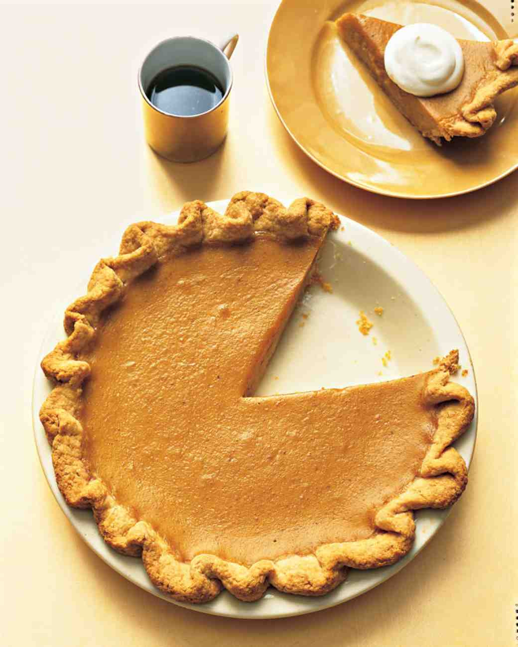 Pumpkin Pie Recipes Martha Stewart
 Traditional Pumpkin Pie with a Fluted Crust Recipe