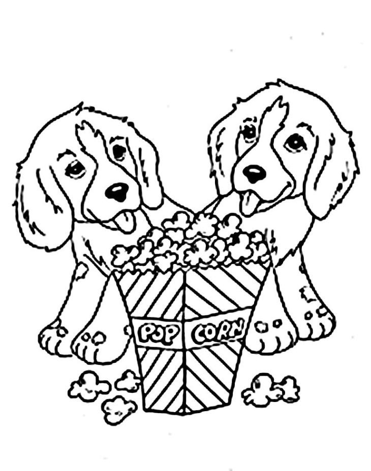 Puppy Coloring Pages For Kids
 Cute Puppy Coloring Pages For Kids – Free Printable