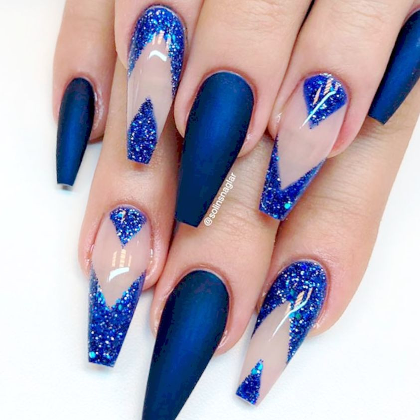 Purple And Blue Nail Designs
 Nail Designs Purple And Blue Amazing Nails design ideas
