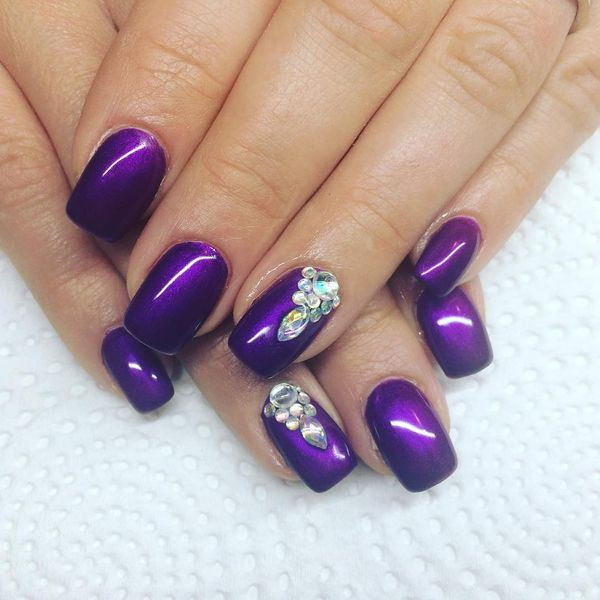 Purple And Blue Nail Designs
 Purple Nail Designs Best Art Ideas for You