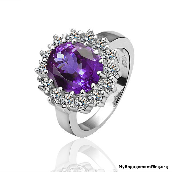 Purple Diamond Engagement Rings
 Engagement & Wedding Rings