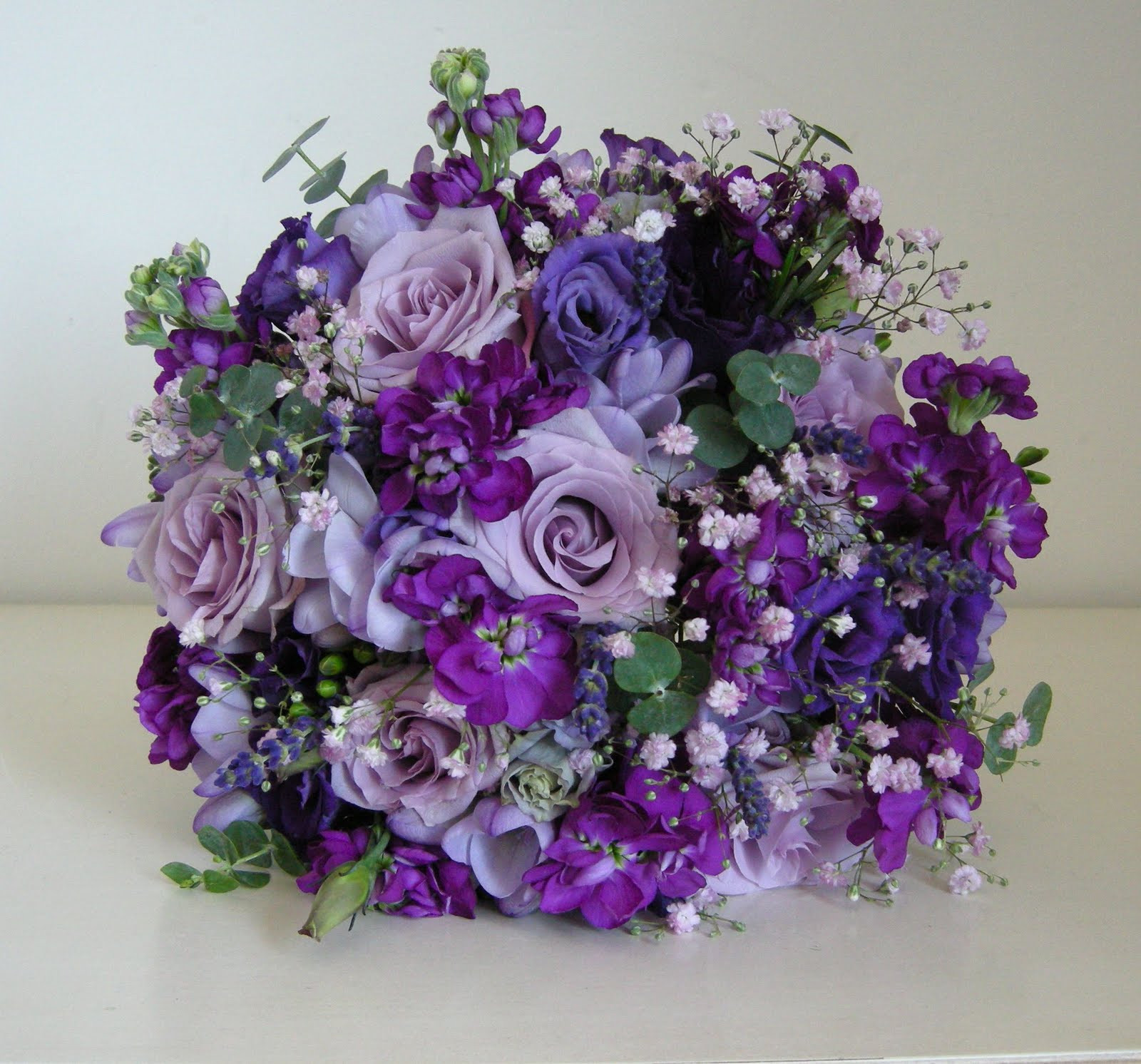 Purple Flowers For Wedding
 Wedding Flowers Blog Becky s Country Style Wedding