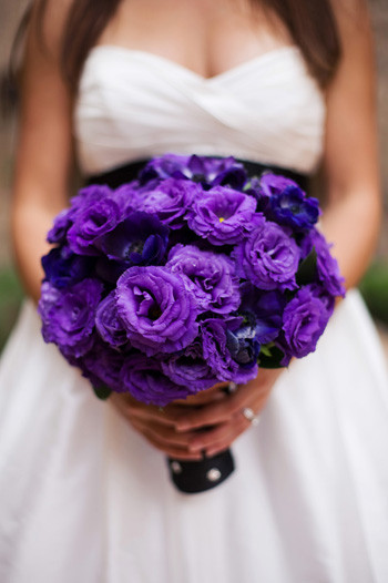 Purple Flowers For Wedding
 Your Elegant Purple Violet Wedding Bouquet