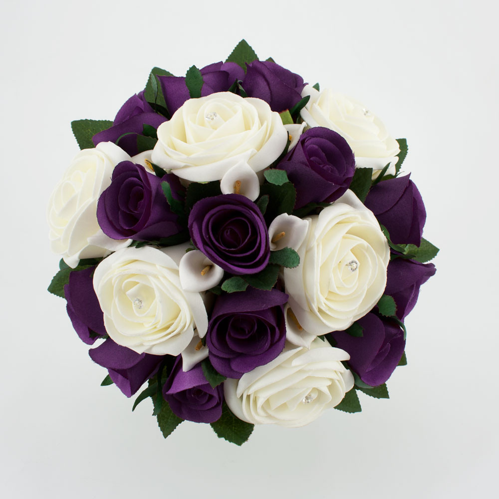 Purple Flowers For Wedding
 Firenze Flora Beautiful Purple Wedding Bouquet