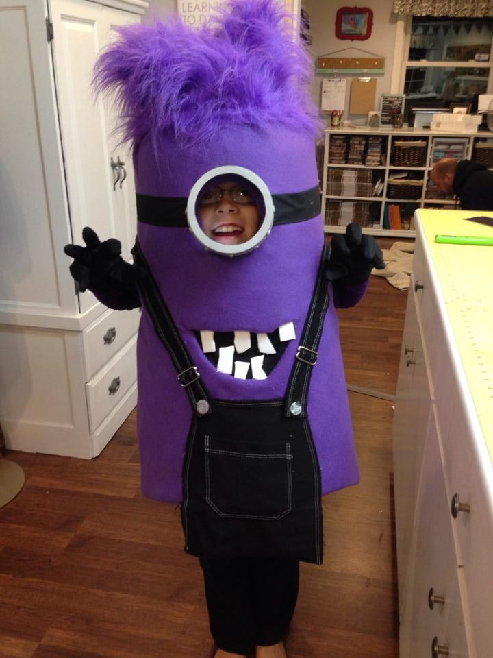 Purple Minion Costume DIY
 DIY Purple Minion Costume from Despicable me 2