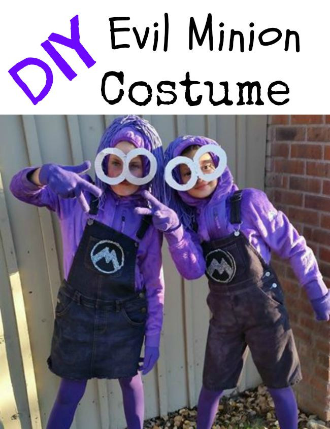 Purple Minion Costume DIY
 DIY Purple Minion Costumes from Despicable Me 2 Laura