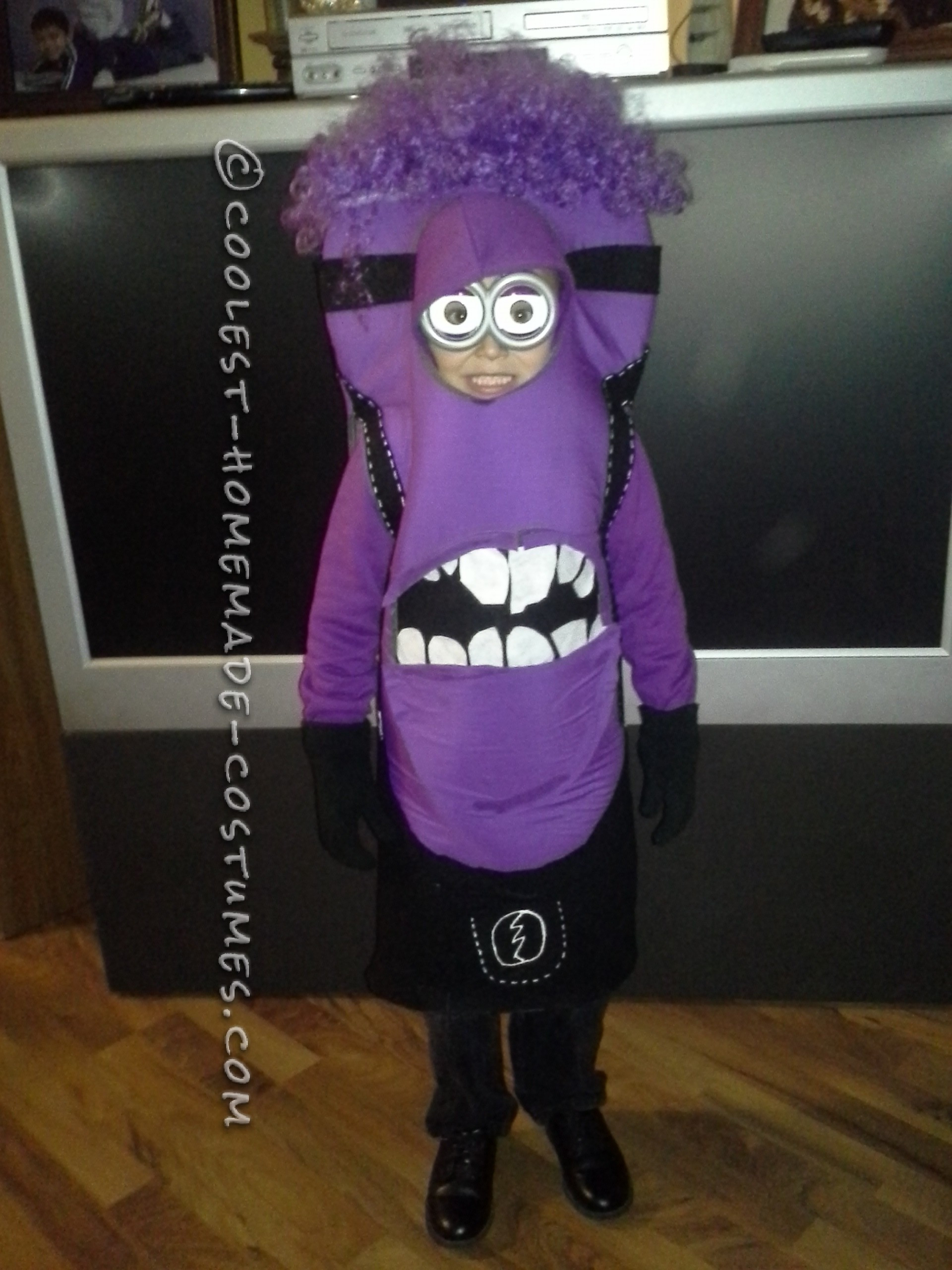 Purple Minion Costume DIY
 Coolest Purple Minion Costume for a Kid