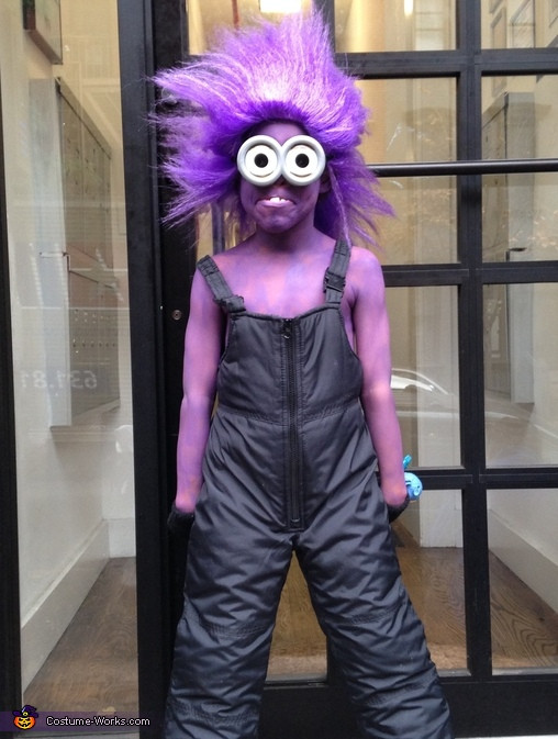 purple minion costume for baby