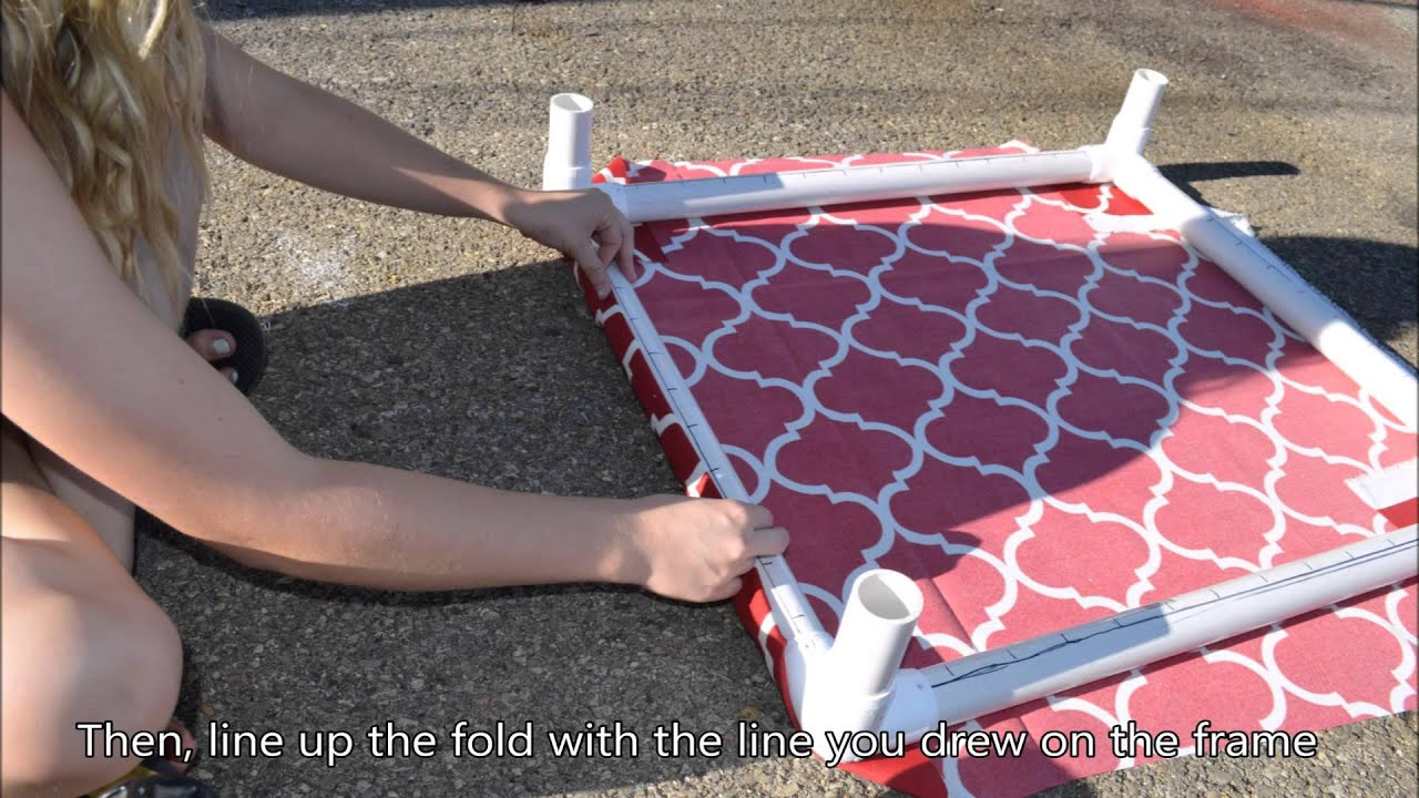 Pvc Dog Bed DIY
 How to build a PVC Dog Bed