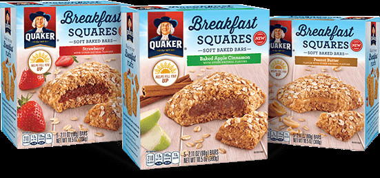 Quaker Oats Breakfast Squares
 Snack Bars Breakfast Squares