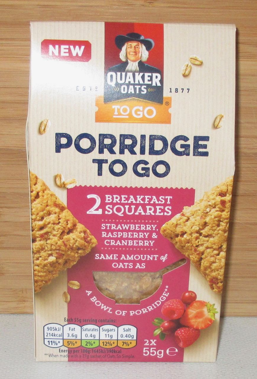Quaker Oats Breakfast Squares
 FOODSTUFF FINDS Quaker Oats Porridge To Go Breakfast
