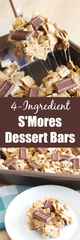 Quick And Easy Desserts With Few Ingredients
 No Bake S Mores Dessert Bars Recipe All Things Mamma
