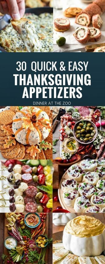 Quick And Easy Thanksgiving Recipes
 30 Quick and Easy Thanksgiving Appetizer Recipes