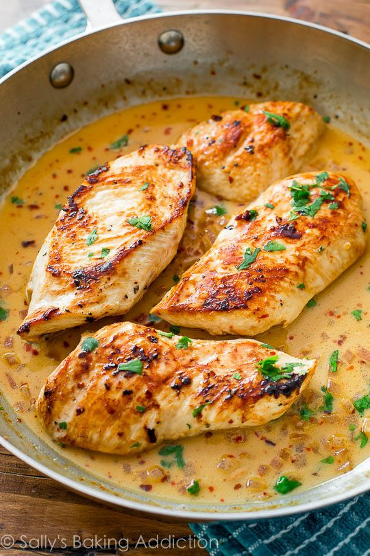 Quick Dinners With Chicken Breasts
 Quick Dinner Skillet Chicken with Creamy Cilantro Lime
