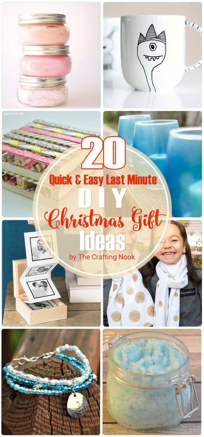 Quick DIY Gifts
 20 Quick & Easy Last Minute DIY Christmas Gifts