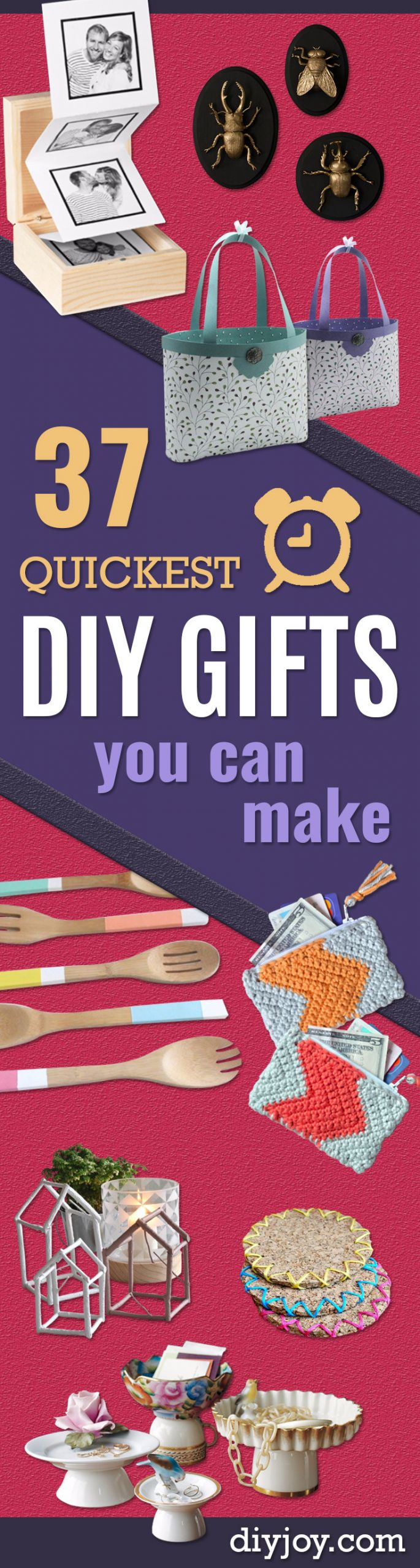 Quick DIY Gifts
 37 Quickest DIY Gifts You Can Make