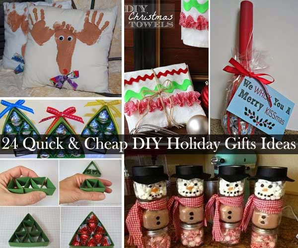 Quick DIY Gifts
 24 Quick and Cheap DIY Christmas Gifts Ideas DIY Craft