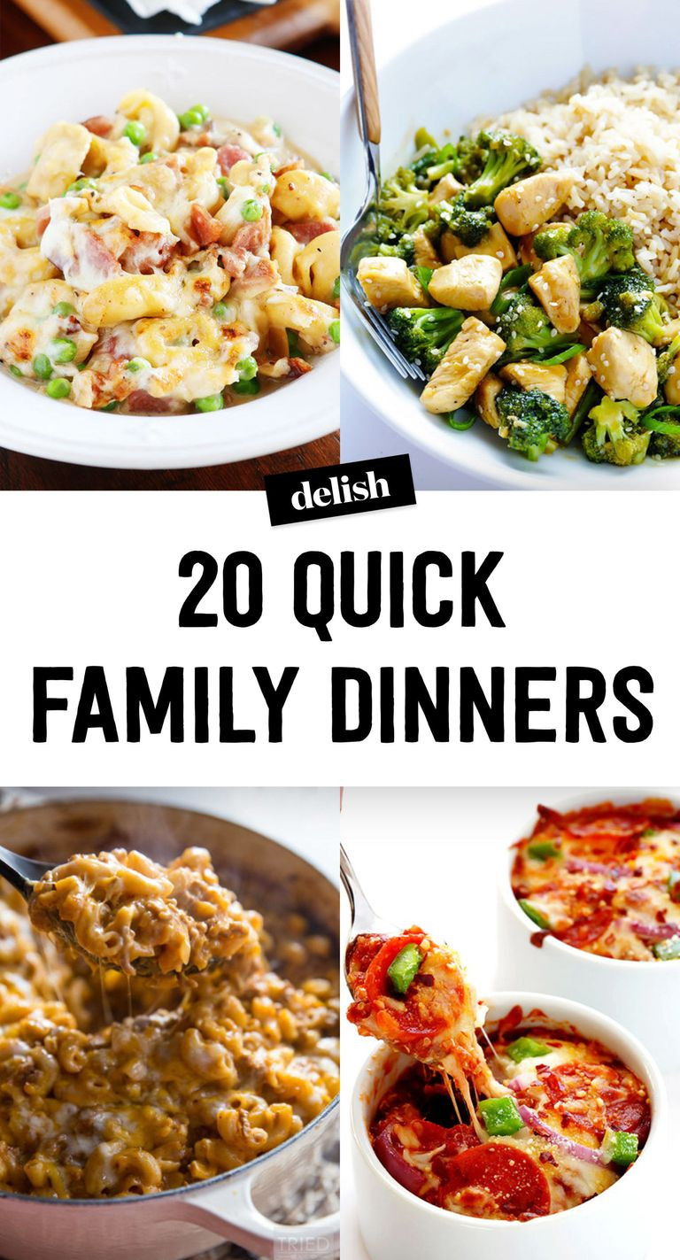 Quick Easy Dinners
 20 Quick & Easy Dinner Ideas Recipes for Fast Family
