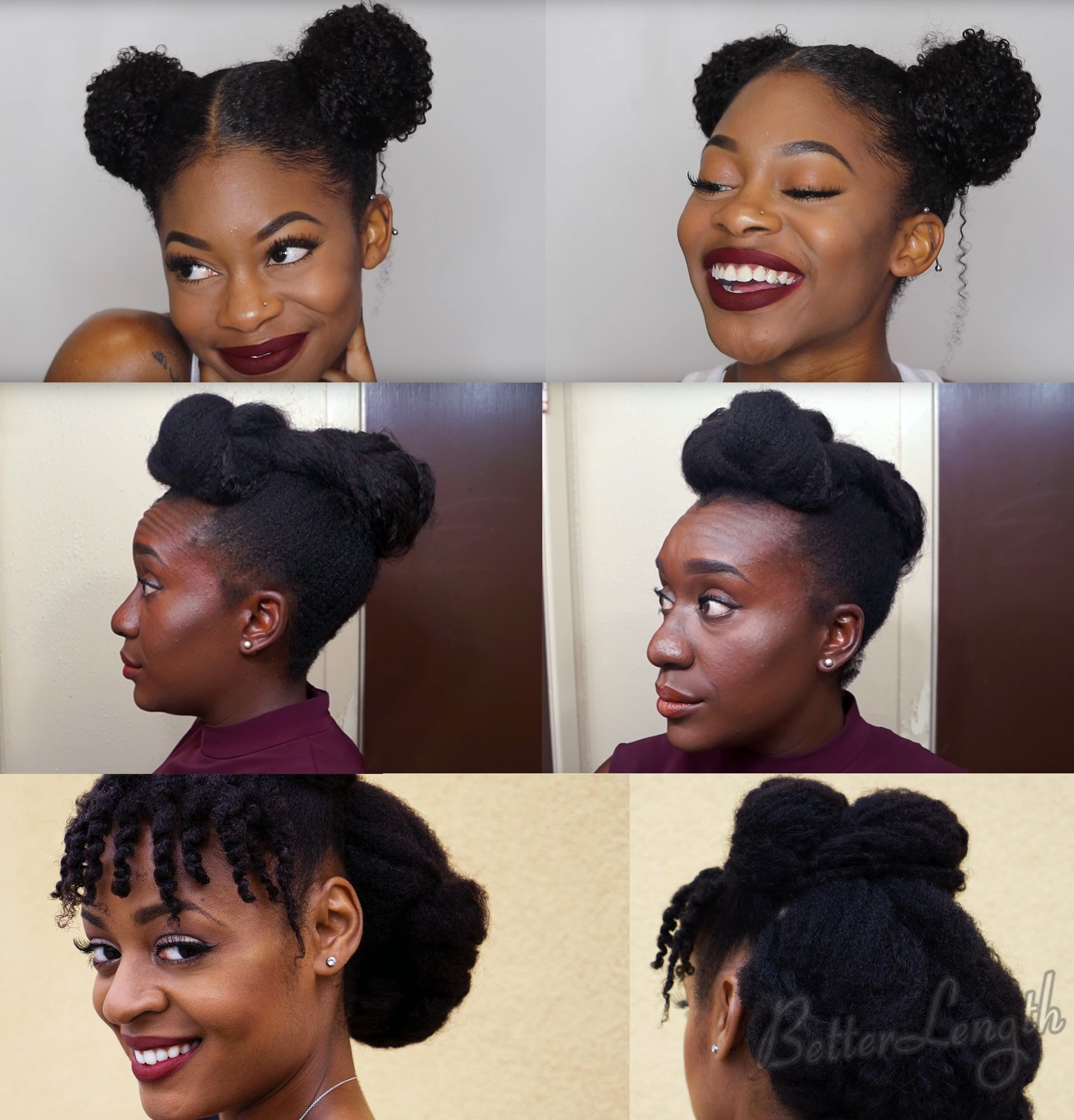 Quick Easy Natural Hairstyles
 TOP 6 Quick & Easy Natural Hair Updos