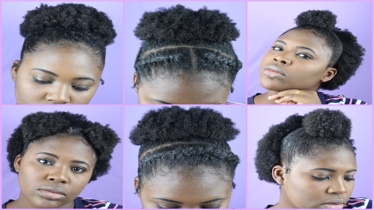 Quick Easy Natural Hairstyles
 NATURAL HAIRSTYLES TUTORIAL Quick & Easy 4B 4C HAIR High