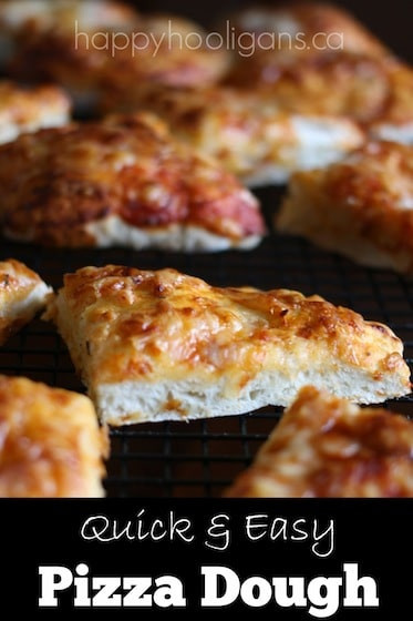 Quick Pizza Dough
 The Best No Knead No Rise Pizza Dough to Make with Kids