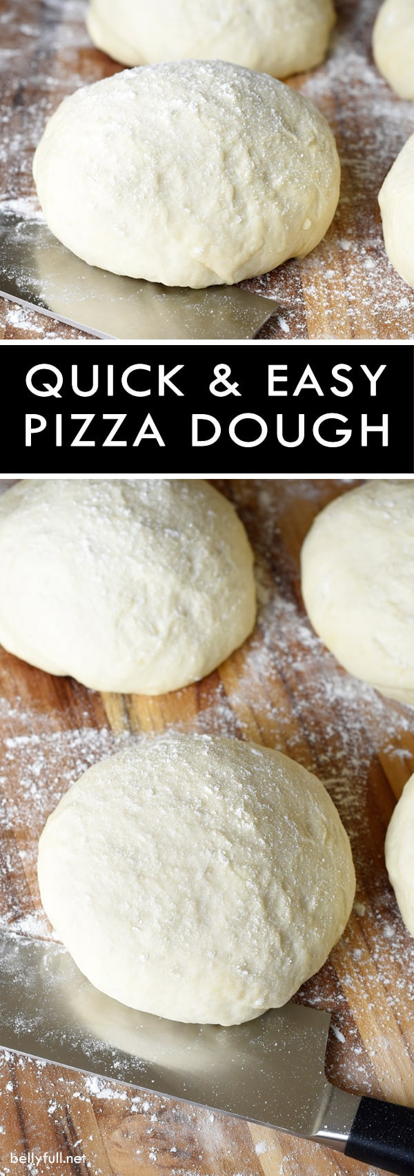 Quick Pizza Dough
 Quick and Easy Pizza Dough Belly Full
