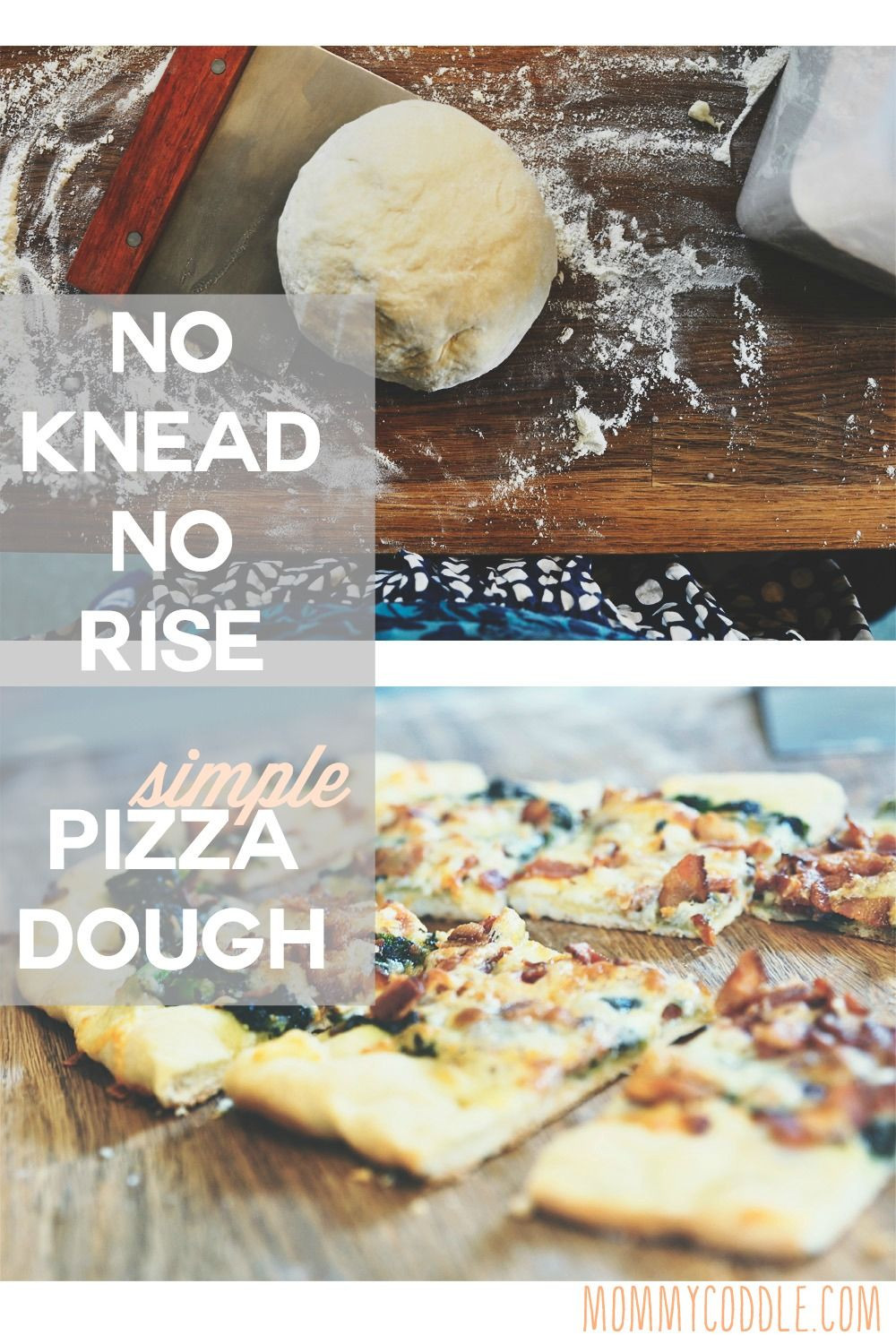 Quick Pizza Dough No Rise
 Simple quick No knead no rise pizza dough
