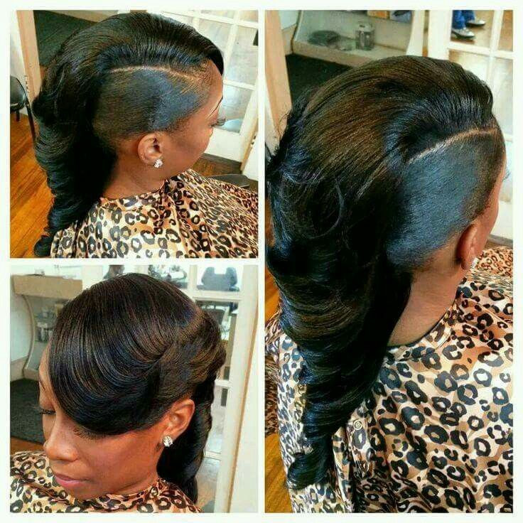 Quick Weave Updo Hairstyles
 Love it Weave styles Pinterest