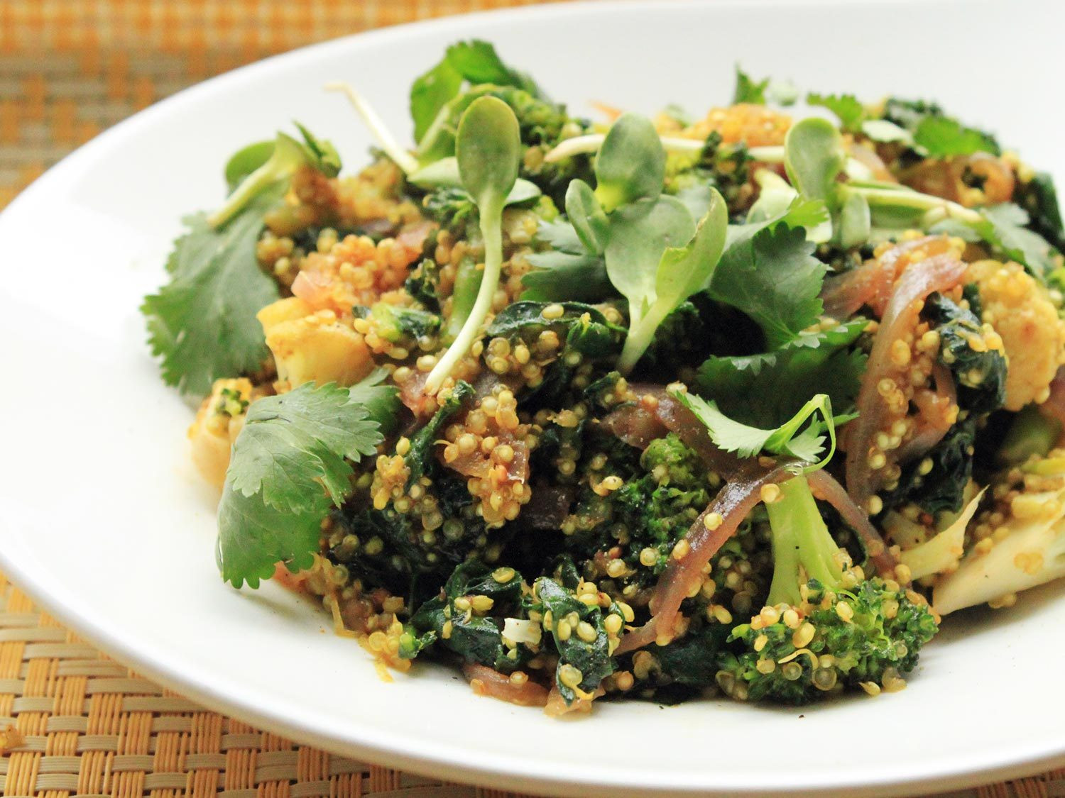 Quinoa And Tofu Recipes
 Vegan Quinoa Broccoli and Kale Curry Recipe