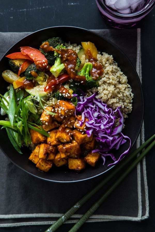 Quinoa And Tofu Recipes
 Korean BBQ Tofu Bowls with Stir Fried Veggies and Quinoa