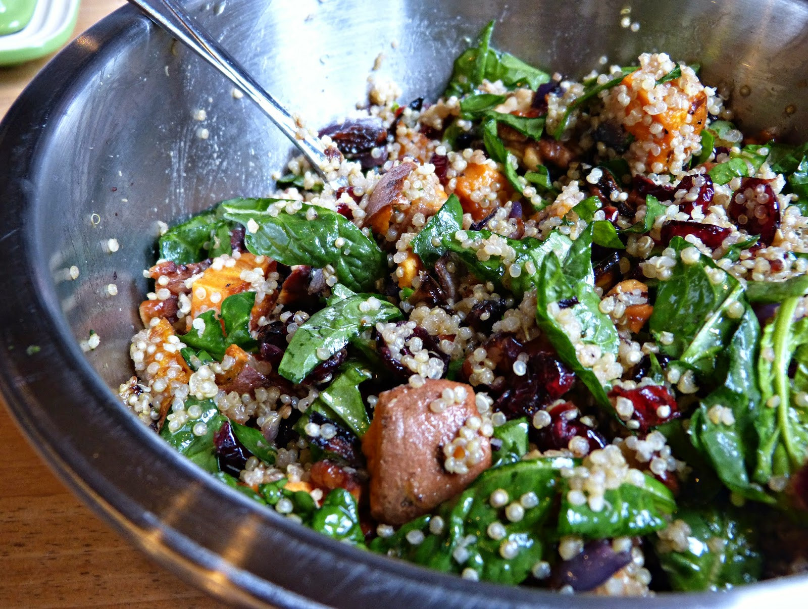Quinoa Spinach Salad
 A Squared In My Lunchbox This Week Warm Quinoa Spinach