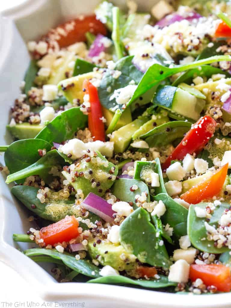Quinoa Spinach Salad
 Spinach Quinoa Salad The Girl Who Ate Everything