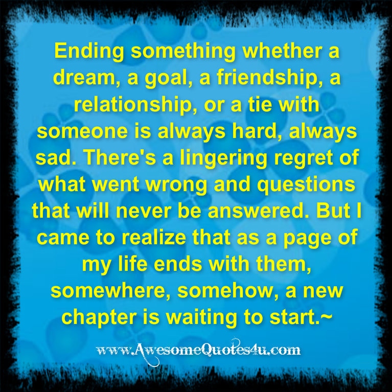 Quote About Friendships Ending
 Ending Friendship Quotes About Relationship QuotesGram